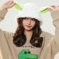【CW】 Fashion Lamb Ear Cap Warm Hat Protection Sheep Kawaii