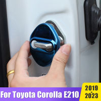 อุปกรณ์เสริมในรถยนต์สำหรับ Toyota Corolla E210 2019 2020 2021 2022 2023ไฮบริดสแตนเลสล็อคประตูปกกรณีตัดสติกเกอร์ป้องกัน