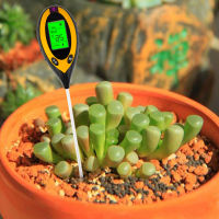 4 In 1 Digital Soil PH Meter Moisture Monitor Temperature Sunlight Tester For Gardening Plants Farming With Blacklight