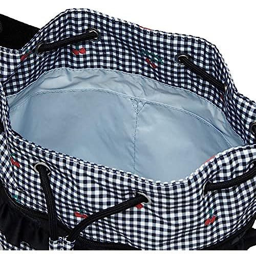 lesportsac-กระเป๋าทรงถังวาดรูปกระเป๋าสะพายไหล่-rfl-3948แต่งระบายแบบหวานเชอร์รี่ผู้หญิง