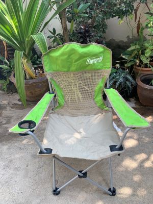 สินค้าพร้อมส่ง เก้าอี้โคลแมน เก้าอี้แคมป์ปิ้ง เก้าอี้สนาม Coleman Mesh Action Chair [ LIME ]