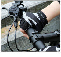 Outdoor Unisex Cycling Half Finger Ridding Gloves SBR Padding Anti-slip Particles Reflective Design Damping Protective Gear