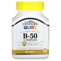 21st Century, B-50 Complex, Long Term Action, 60 Tablets (No.3091)