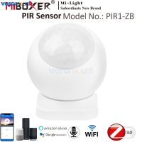 Mier Zigbee3.0 TUYA PIR เซ็นเซอร์ร่างกายอินฟราเรดสำหรับอัจฉริยะเชื่อมโยงตรวจจับการเคลื่อนไหวสำหรับหลอดไฟดาวน์ไลท์แถบแสง