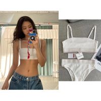 Blackpink Jennie Sun Min ชุดชั้นในสปอร์ตบรา และกางเกงชั้นในเซ็กซี่ สไตล์ยุโรป และอเมริกา สําหรับผู้หญิง