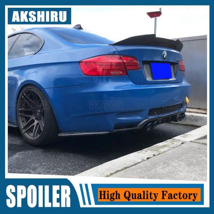 PSM Style Carbon Color Rear Roof Spoiler Trunk Lip Boot Wing For BMW ...