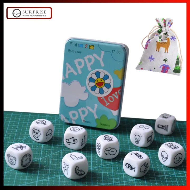 【Ready Stock】Story Dice Cubes A Happy Trip by Imagination Generation
