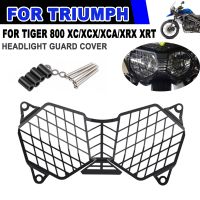 ◄ สำหรับ Triumph Tiger800 Tiger 800 XC XCX XCA XR XRT XRX 2010-2018อุปกรณ์เสริมมอเตอร์ไซค์ฝาครอบอุปกรณ์ปกป้องป้องกันกระจังหน้าไฟหน้า