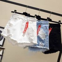 Korean Fashion Blue Denim Shorts Womens Summer High Waist Loose Short Pants Sexy Girl All Match Hot Pants Jean Wide Shorts 2023