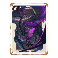 Gore Magala ภาพพิมพ์ศิลปะวินเทจป้ายฝับดีบุกคาเฟ่โปสเตอร์โลหะเครื่องตกแต่งฝาผนังขนาด12X8นิ้ว