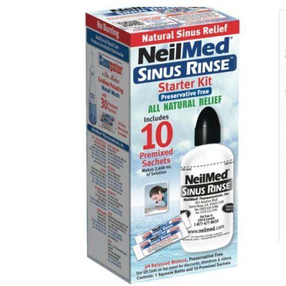 NEILMED SINUS RINSE STARTER KIT (10'S WITH 1 BOTTLE) | Lazada