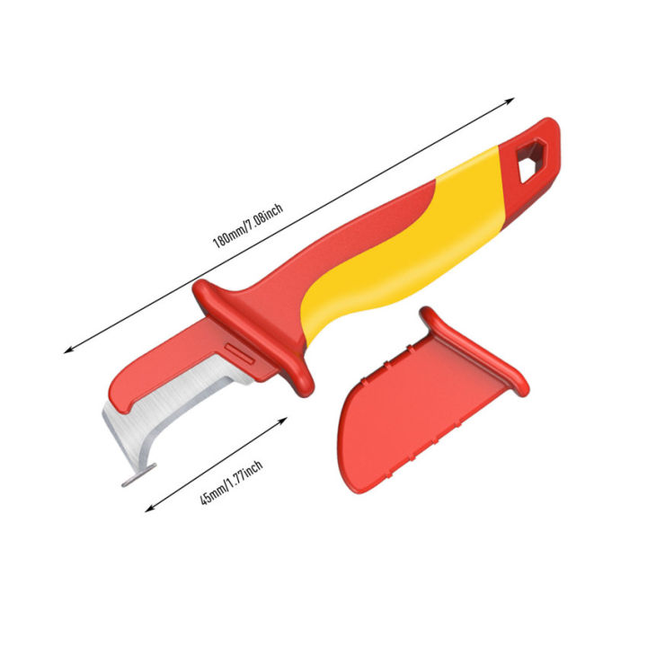 ฉนวนช่างไฟฟ้าของตัดสายเคเบิ้ล-s-tripper-ตรงตะขอคงที่ใบมีดลวด-s-tripper-s-tripper-เครื่องมือช่างไฟฟ้า