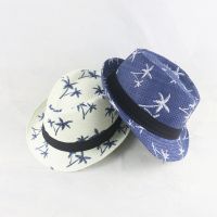 Adult / Child Woven Jazz Hat Men Pattern Beach U27