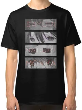 Doki Doki Literature Club Anime Cartoon Men's White Graphic Tee