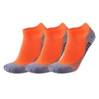 3 Pair Professional Sports Socks Men Quick Drying Non-Slip Stretch Running Socks for Outdoor Running Cycling