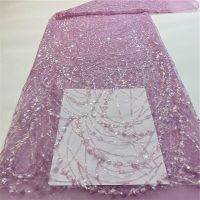 130CM Wide Crystals Sequins Shiny Evening Dress Material 3 Colors Purple  Blue  Off White 2022 NEW Continuous Fabric 1 Yard Fabric  Material