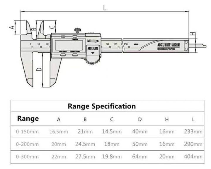 sanfeng-เครื่องวัดระยะเวอร์เนียดิจิทัล-lcd-150-200-300มม-500-196-20-6-8นิ้วสแตนเลสเครื่องมือวัดอิเล็กทรอนิกส์