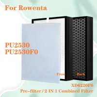 XD6220/XD6220F0สำหรับ PU2530F0 PU2530 Rowenta เครื่องกรองอากาศทดแทน2 In 1 HEPA และคาร์บอนกรอง