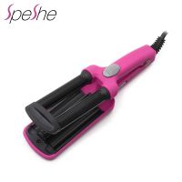 【LZ】♟¤  Mini Triplo Barril Hair Curler Profissional Ceramic Crimper Hair Curling Iron Salon Roller Onda de Cabelo Styling Ferramentas Curling Wand