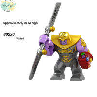 WCHEN Toy House เลโก้สองคมตัวร้าย Thanos บล็อกคนส่งถุงมือไม่ จำกัด พลังงานอัญมณี THA2125