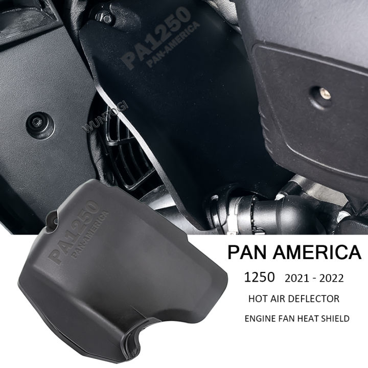 2022ชิ้นส่วนรถยนต์ใหม่ระบบไอเสียตัวเบี่ยงเบนอากาศร้อนมอเตอร์ไซค์ปลอกกันกระแทกแผ่นกันความร้อนกลางสำหรับ-pan-america-1250-s-panamerica1250-pa1250-87tixgportz