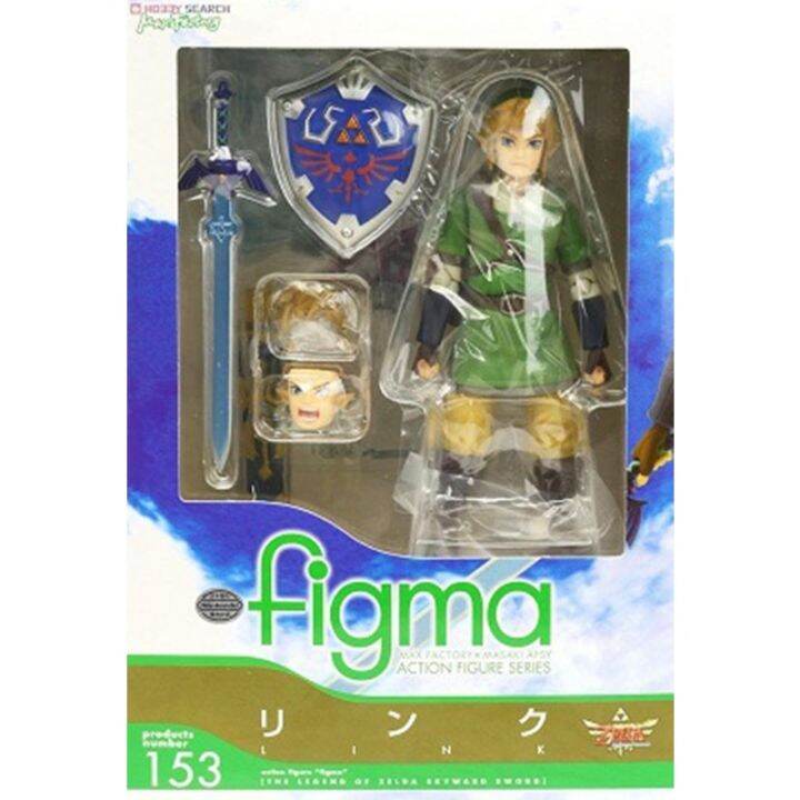 zzooi-the-legend-of-zelda-skyward-sword-14cm-link-action-figure-figma-153-changeable-accessories-pvc-model-anime-games-childrens-gift