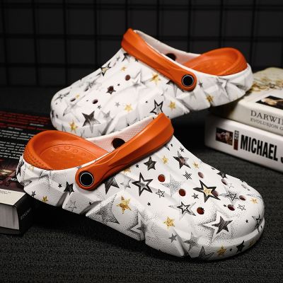 ขายดีที่สุด ioztt2023 - /❉✳♞ Mens Garden Clogs Outdoor Shower Shoes Breathable Beach Slippers Street 2023 Fashion Sandal