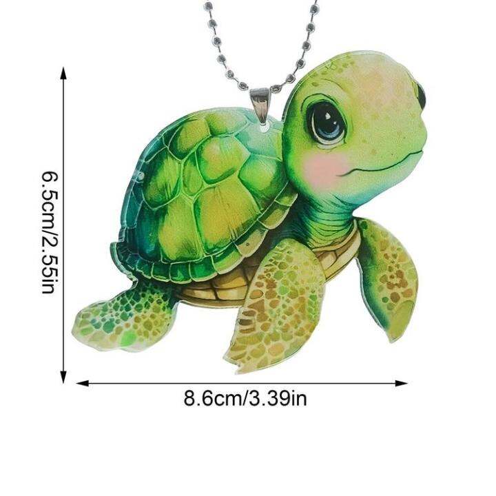 animal-car-pendant-sea-turtle-pendant-for-car-interior-supplies-reusable-auto-rearview-mirror-decoration-multifunctional-colorful-acrylic-car-pendants-for-car-truck-suv-skilful