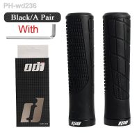 High Quality ODI Bicycle Handle Grips Mountain Bike Aluminum Alloy Lock Grip Rubber Non-slip Handle Cover Cycling Parts MTB Grip