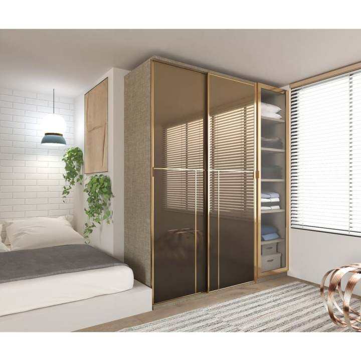 SB Design Square SB FURNITURE ตู้เสื้อผ้า ขนาด 170 ซม. รุ่น Wardrobe