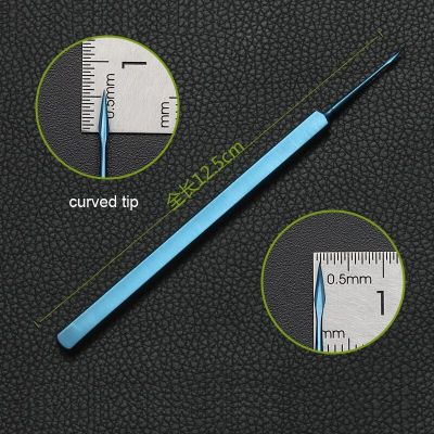 Ophthalmic Microscopic Foreign Body Needle Stainless Steel Straight Tip Curved Tip Willow Leaf Iris Knife