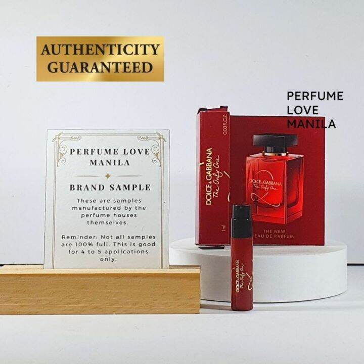 PERFUME VIAL DG The Only One 2 sample vial Lazada PH