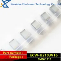 ECWU2103V16 SMD metallized film capacitor 0.01uF 250VDC 5 PEN FILM 1913 10nF ECW-U2103V16 CBB polyester capacitor