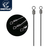 DNDYUJU 100 pcs Long Pole Fishing Swivels แบริ่งหมุนตะขอตกปลาสแตนเลส Rolling Swivels สำหรับอุปกรณ์ตกปลา-SLPPP STORE