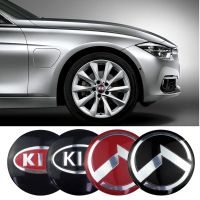 Style car 56mm 4pcs/set KIA K3 K5 Car Wheel Hub Caps Stickers Tire Center Cover Mark ABS Decorative Auto Wheel Frame Cover Standard Stickers Rim Cover Decals hui