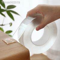 ✹ Transparent non-marking nano tape double-sided tape reusable waterproof tape bathroom sticker glue gadget cinta doble