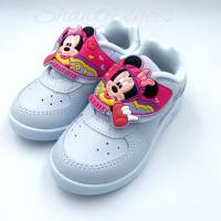 ADDA รองเท้านักเรียน เด็กผู้หญิง สีขาว ลาย Minnie Mouse รุ่น 41G95BC (ไซส์ 25-35)