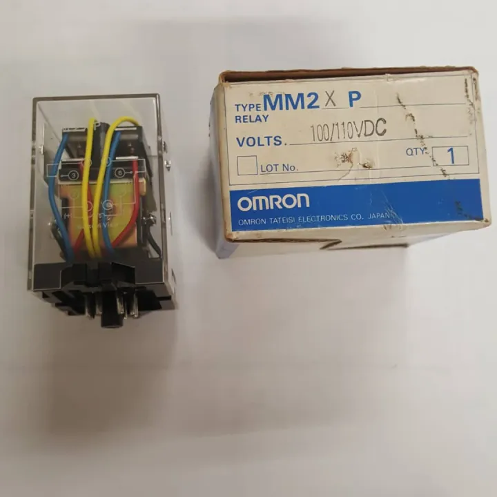 thumbnail image 2 of Omron MK3-DC100V 3PDT Open Frame Relay - New Old Stock For CB & Ham Tube Amplifiers 2 of 6