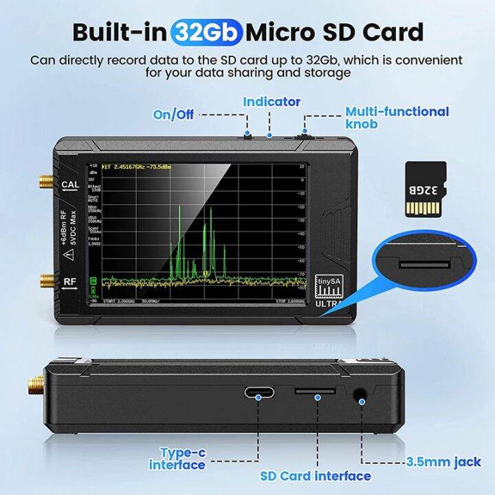 ultra-spectrum-analyzer-seesii-4-0-inch-100khz-to-5-3ghz-tiny-frequency-2-in-1-signal-generator-100khz-to-800mhz