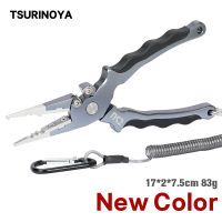 TSURINOYA อลูมิเนียมตกปลาคีม AP-170 83กรัมทังสเตนเหล็กอัลลอยตัดขอบตะขอ Remover น้ำเค็มสายตัดตกปลารอก