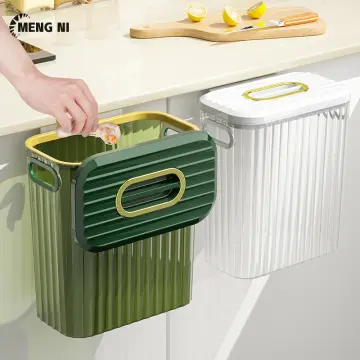 Light Luxury Wall Mounted Trash Can Household Kitchen Toilet