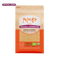 N&amp;P Organic เมล็ดขาวฟ่างออร์แกนิค Organic Hulled Millet 1000 g.