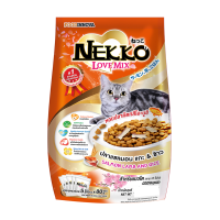 Nekko Love Mix Salmon Lamb and Rice อาหารแมว (น้ำเงิน)