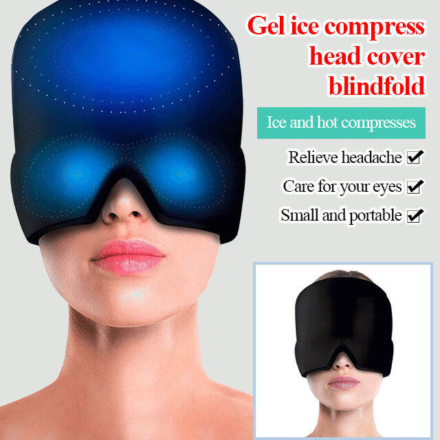 geegofirst Gel Ice Pack Headgear for Migraine and Tension Headaches