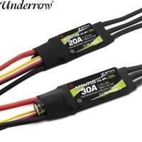 ZTW ตั๊กแตนตำข้าว20A บาง/30A G2 ESC 6โวลต์/3A 2-4วินาที32บิตไร้แปรงถ่านเครื่องบิน RC ตัวควบคุมความเร็วสำหรับปีกคงที่ F3P บินในร่ม3D