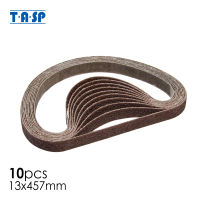 TASP 10Pcs 13X457มม. เข็มขัดขัด12 "X18" กระดาษทรายขัดขัดงานไม้ Power Sander เครื่องมืออุปกรณ์เสริม