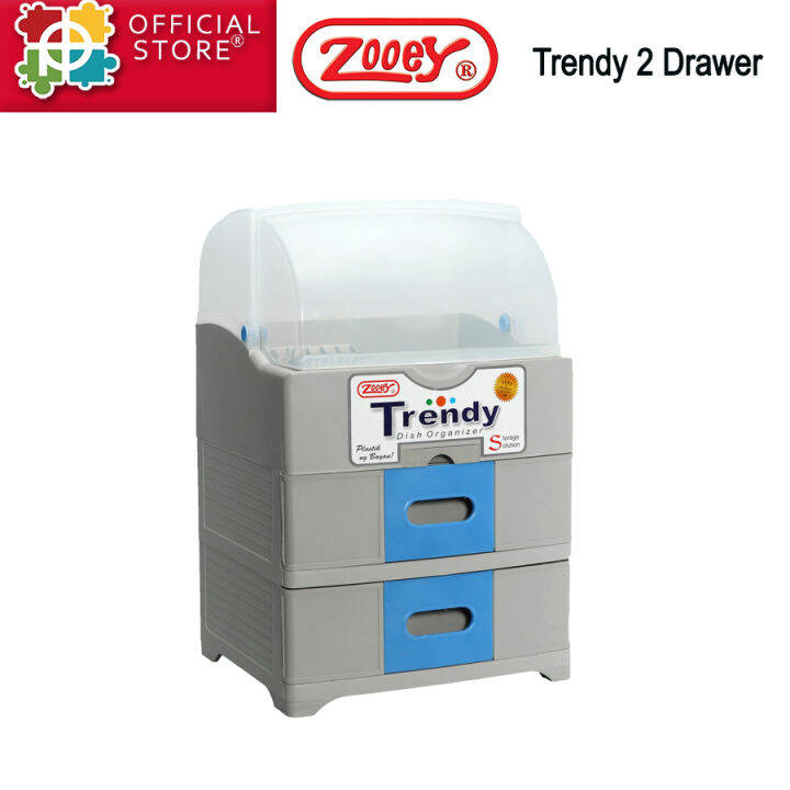 Zooey Trendy 2 Drawer Kitchen Organizer Stock no. 866 2K Lazada PH