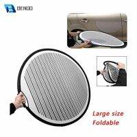 BENOO 1 Pack 80cm Circular Striped Flexible Foldable PDR Lined Light Reflector Board Round Dent Panel Portable Designed for Car