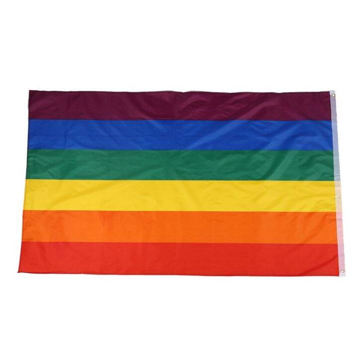 ร้อน90-150cm-rainbow-flag-pride-peace-แบนเนอร์เทศกาลการตกแต่งบ้านปาร์ตี้-shop-ภาพแต่งห้องวิวถนนธงหลากสีการแต่งงานเพศเดียวกัน