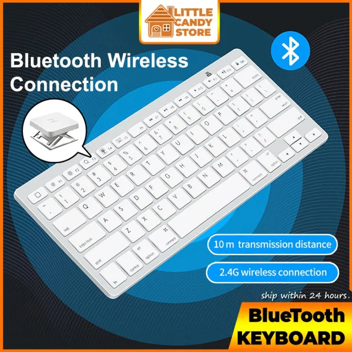 BK3001 Wireless Bluetooth 3.0 Chiclet Keys Slim Mini Keyboard Wireless